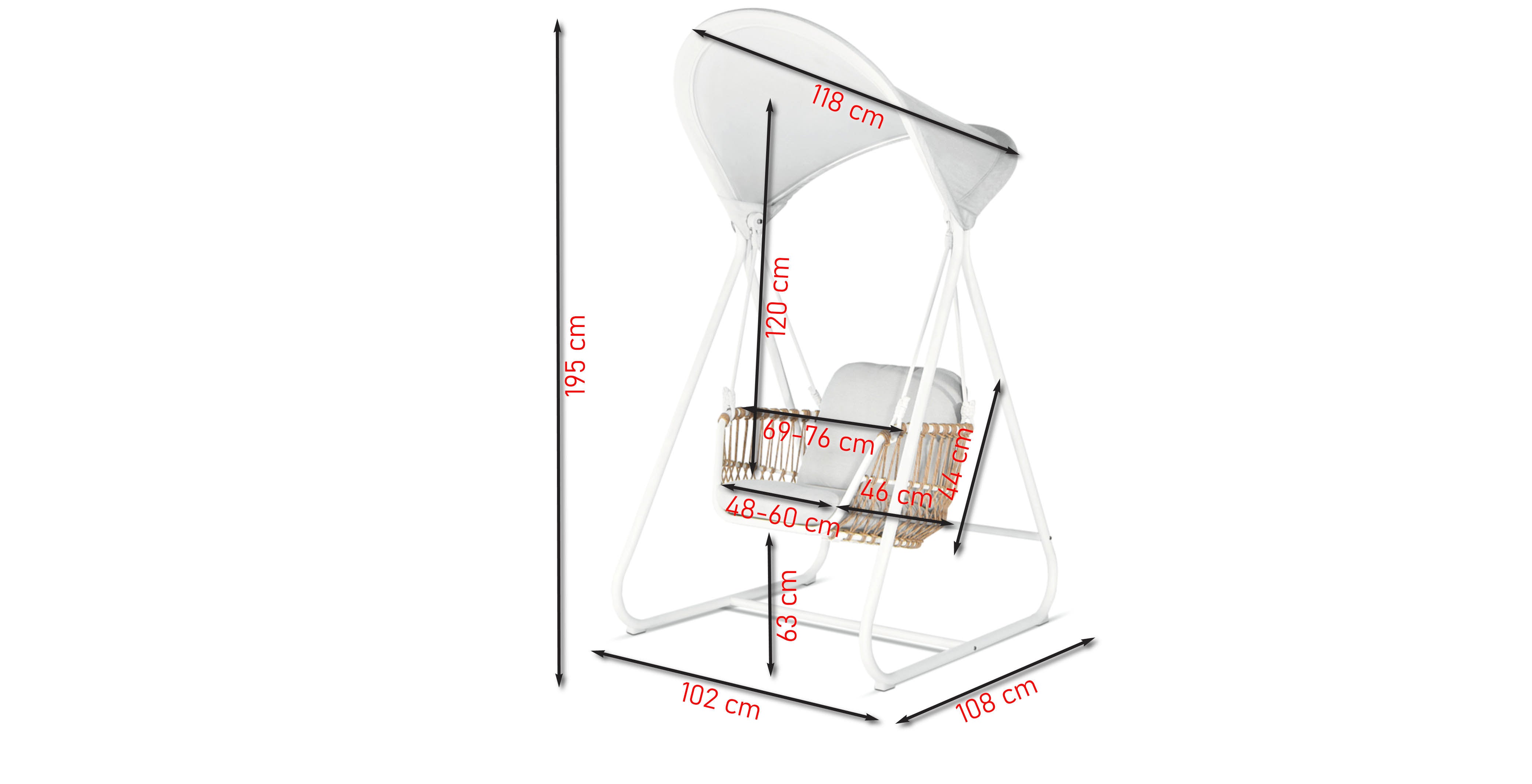 Benito hanging swing