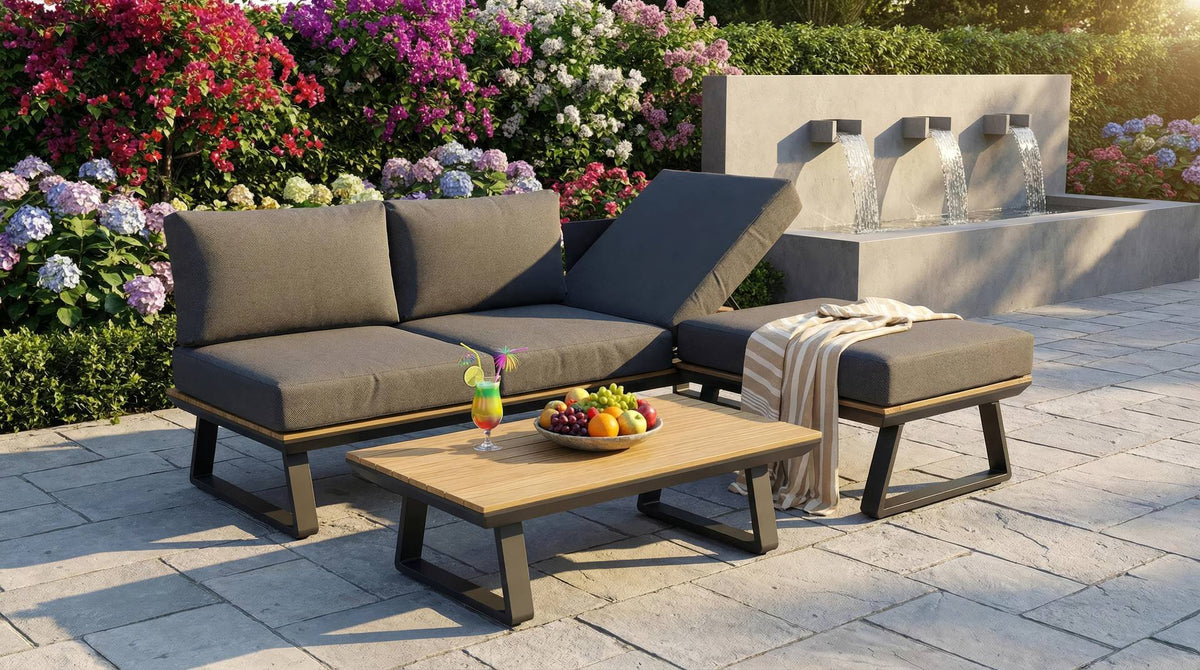 Pina Loungegruppe - Flexible Gartenmöbel mit Stil