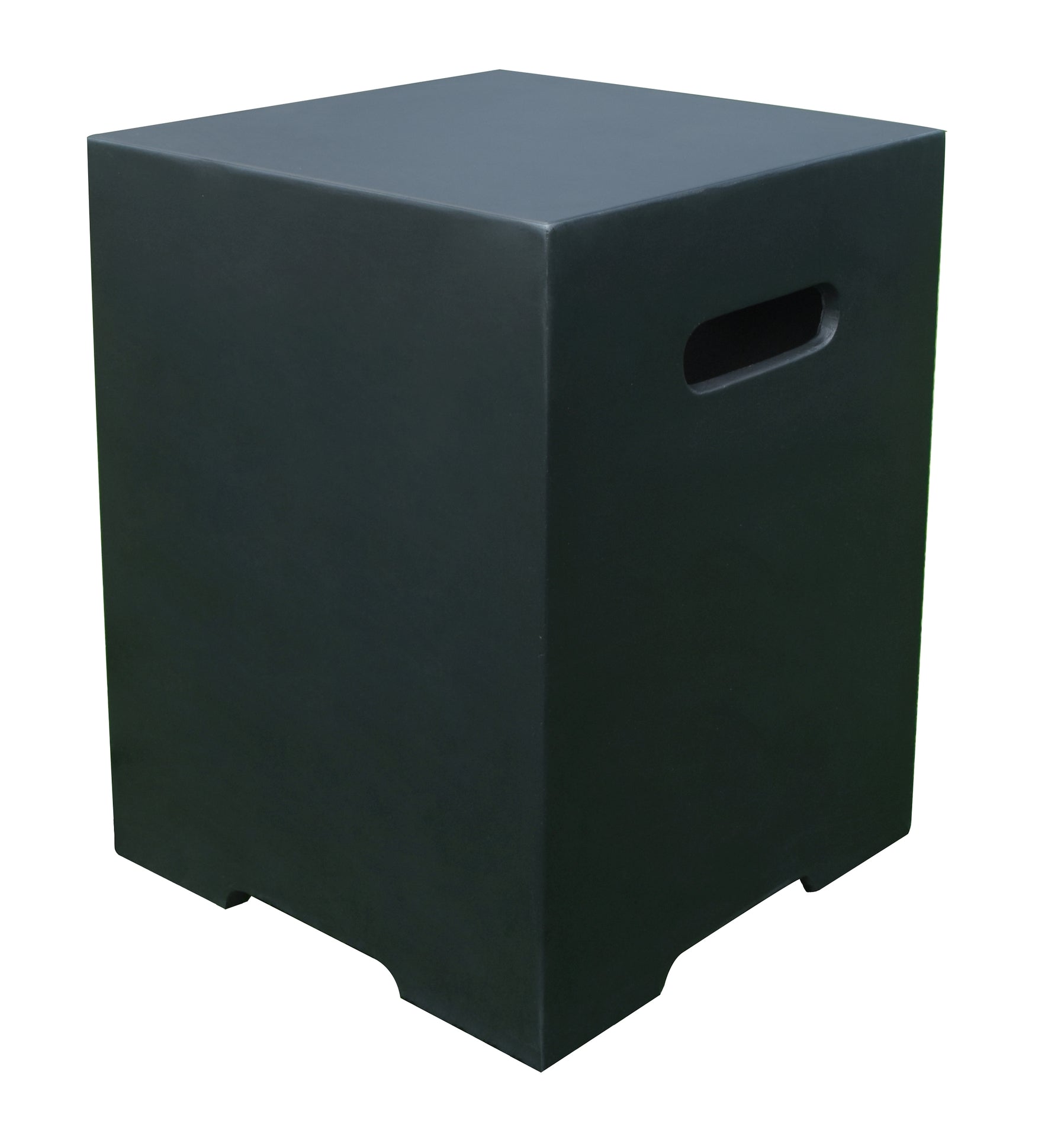 Gas bottle cover for fire tables