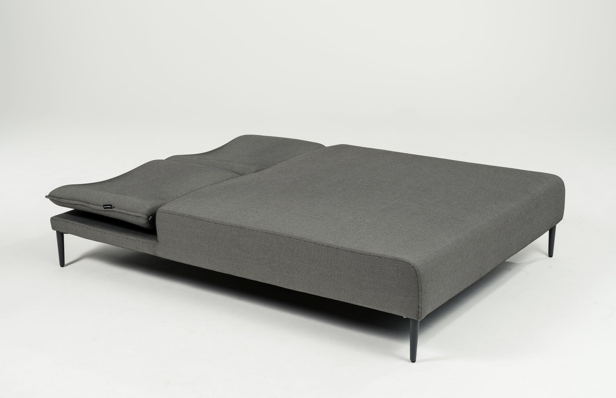 Doppelte Sonnenliege Stephan-Double in Creme oder Anthrazit mit Axroma-Stoffbezug, wasserundurchlässigem Überzug, individuell verstellbaren Rückenteilen und Aluminiumbeinen - Gartenmöbelshop.at