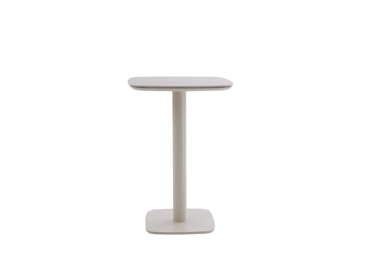 Bernhard Bartisch creme – 70 × 70 × 102 cm, Greige-Steindekor, Ansicht 1