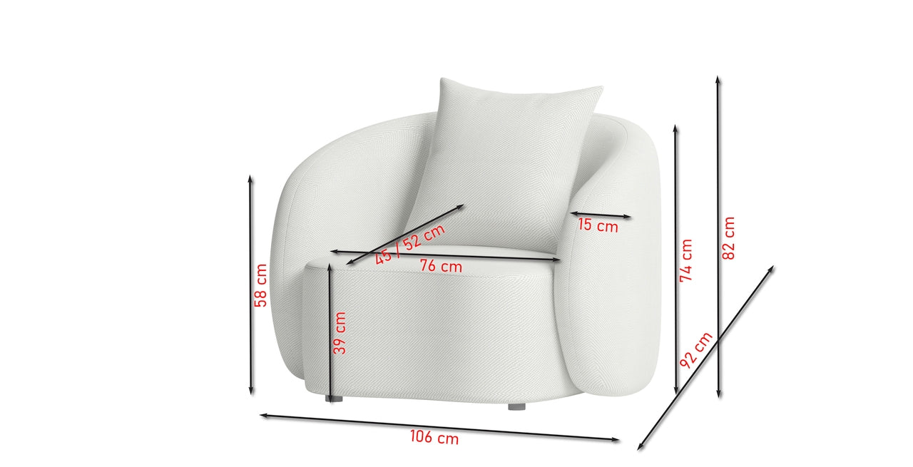 Letizia garden armchair 