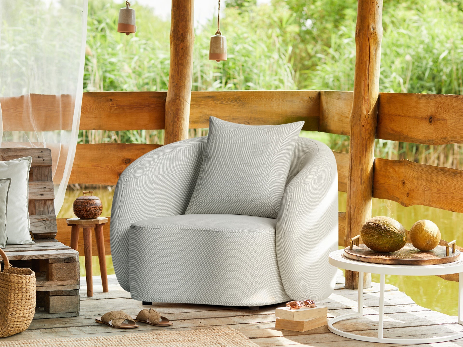 Letizia garden armchair 