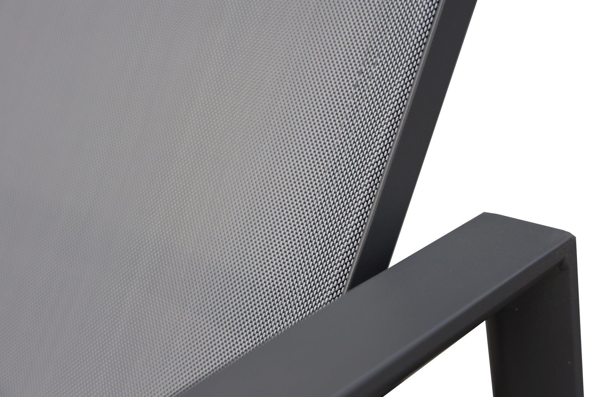 Kippliege Mark aus Aluminium anthrazit mit witterungsbeständiger Textilenbespannung und Kippfunktion