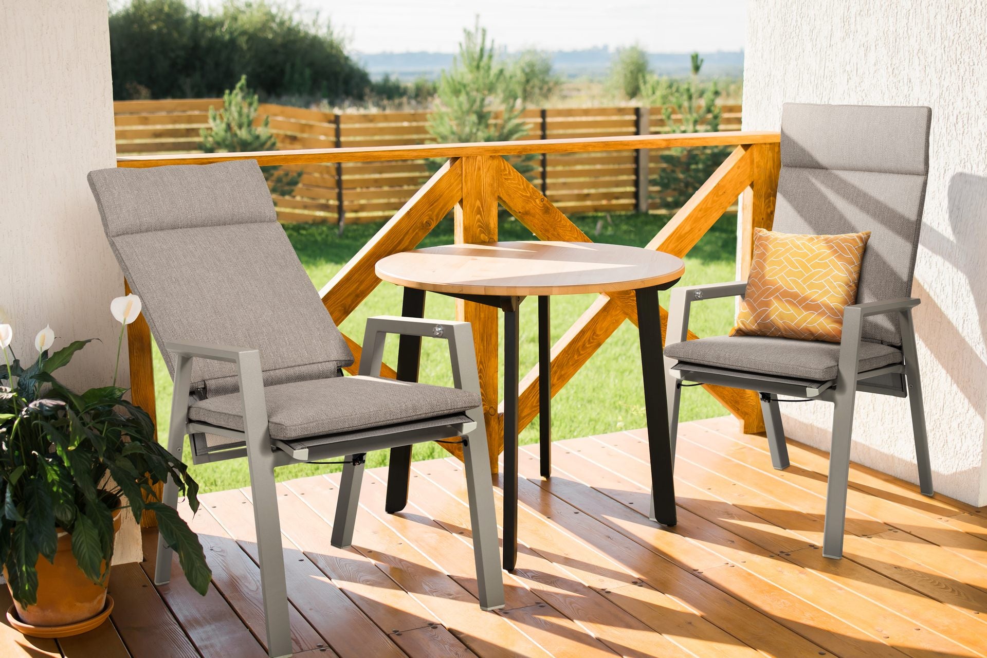 Massimo garden chair high-back 