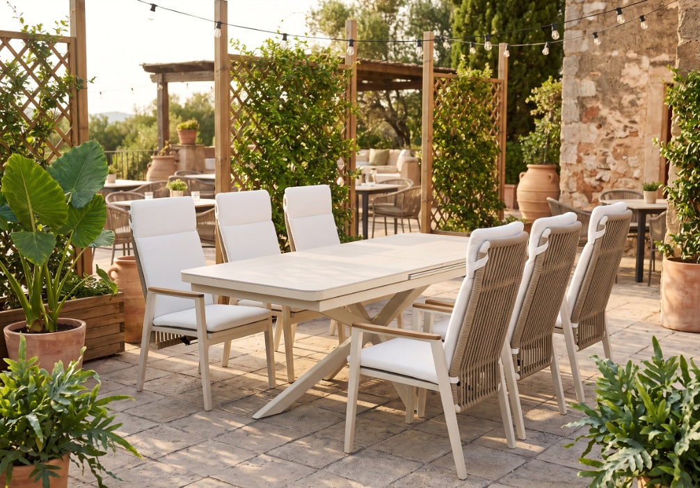 Raffaello Gartentisch Creme – Ansicht 7
