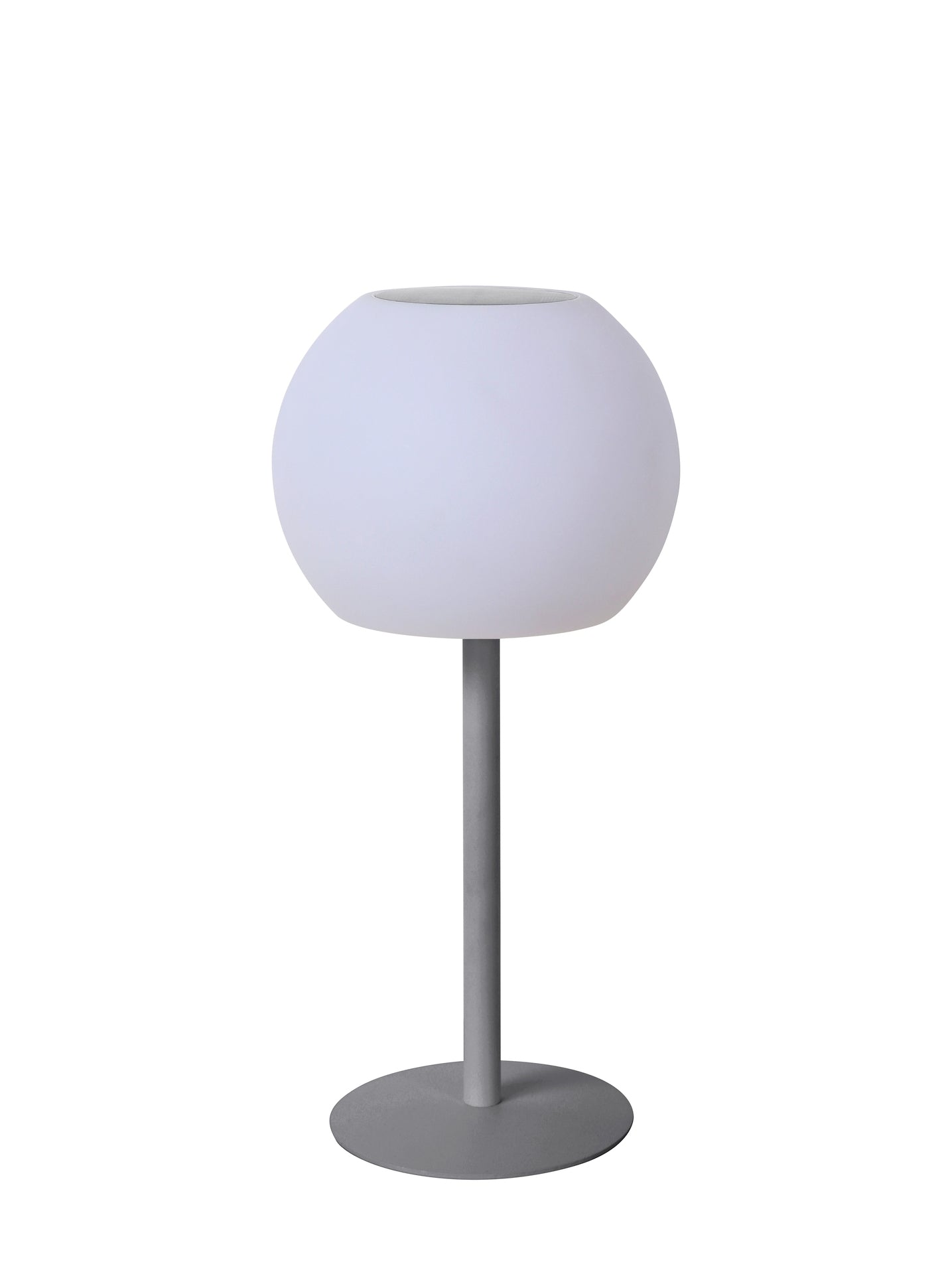 Solar-Tischlampe Shine-40 man mit RGB & White LED-Leuchtmitteln, Dimm- und Farbwechselfunktion - Gartenmöbelshop.at