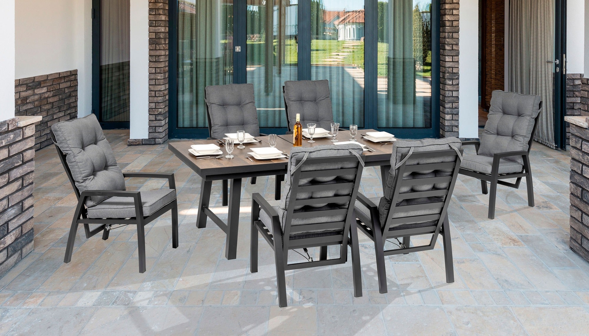 Ivory Tischgruppe Outdoor Garten Gartenmböelshop