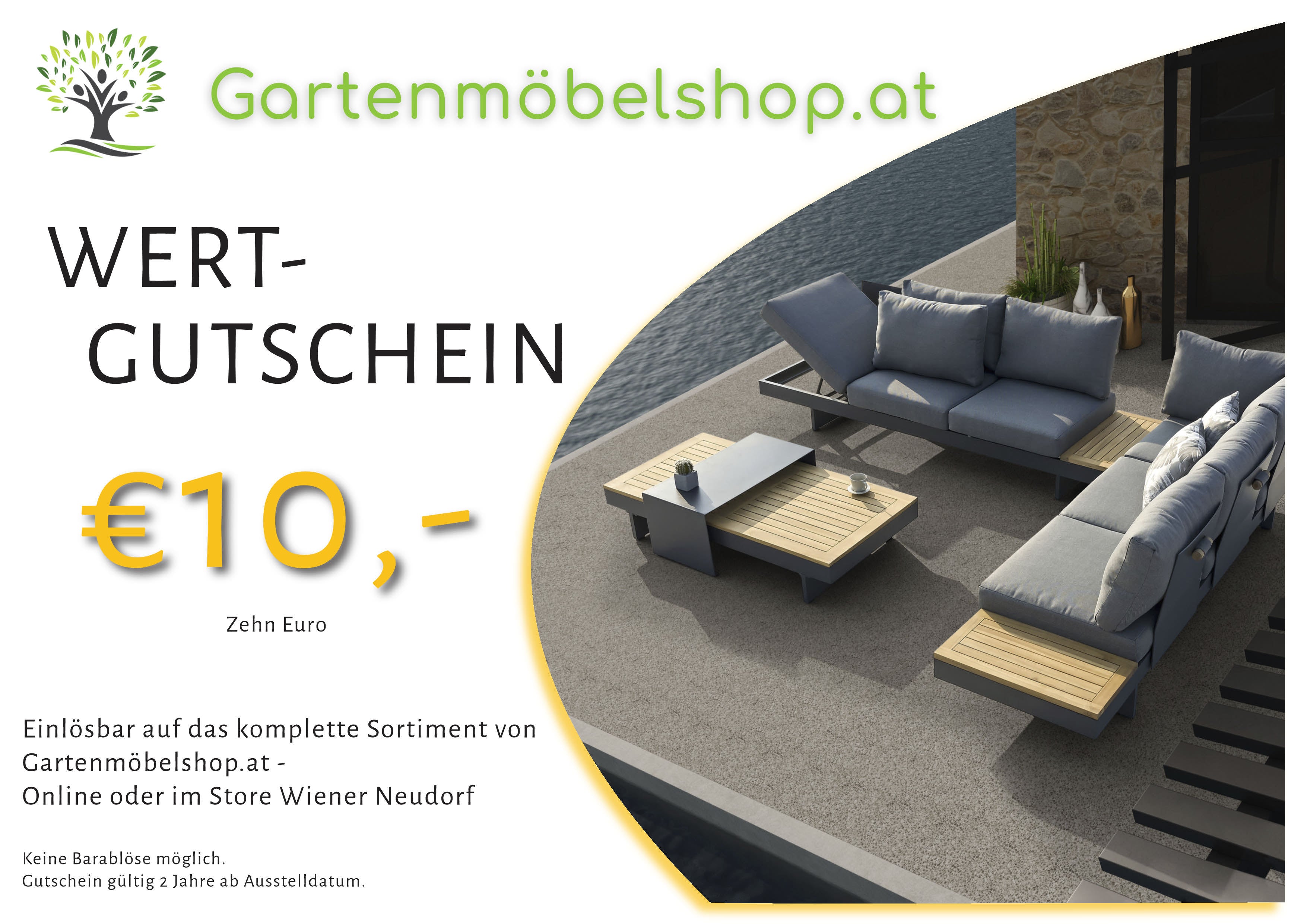 Garden furniture shop - voucher